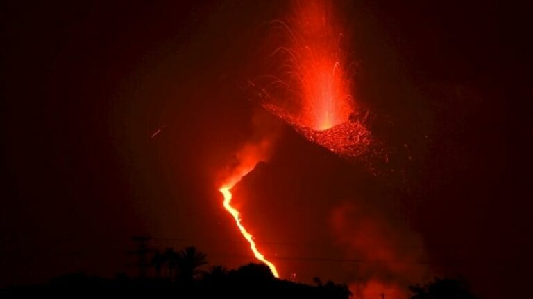 El volcán